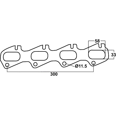 Redback Gasket for various Ford & FPV vehicles - DSF813