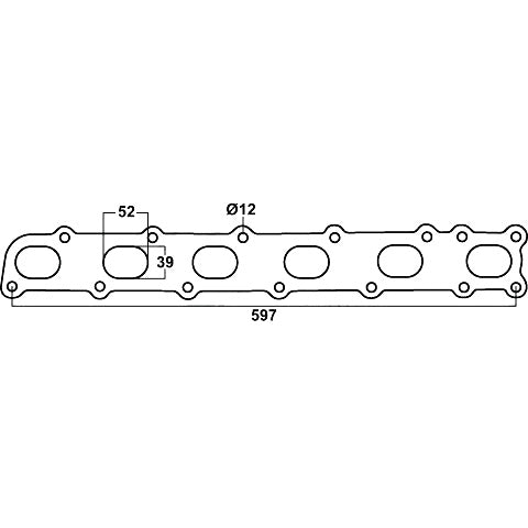 Redback Header Gasket for Nissan Patrol Y61, TB48 4.8L, Petrol - DSF828