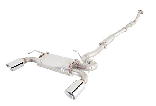 XFORCE - MITSUBISHI LANCER RALLIART CJ (08-15) 3" Inch Raw 409 Stainless Steel Dump Pipe Back Exhaust System
