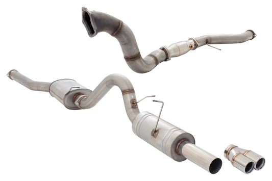 XForce - FORD, FORD PERFORMANCE VEHICLES F6, FALCON XR6 BA/BF TURBO UTE (2003-2007) 3.5" Inch Raw 409 Stainless Steel Turbo Back Exhaust System