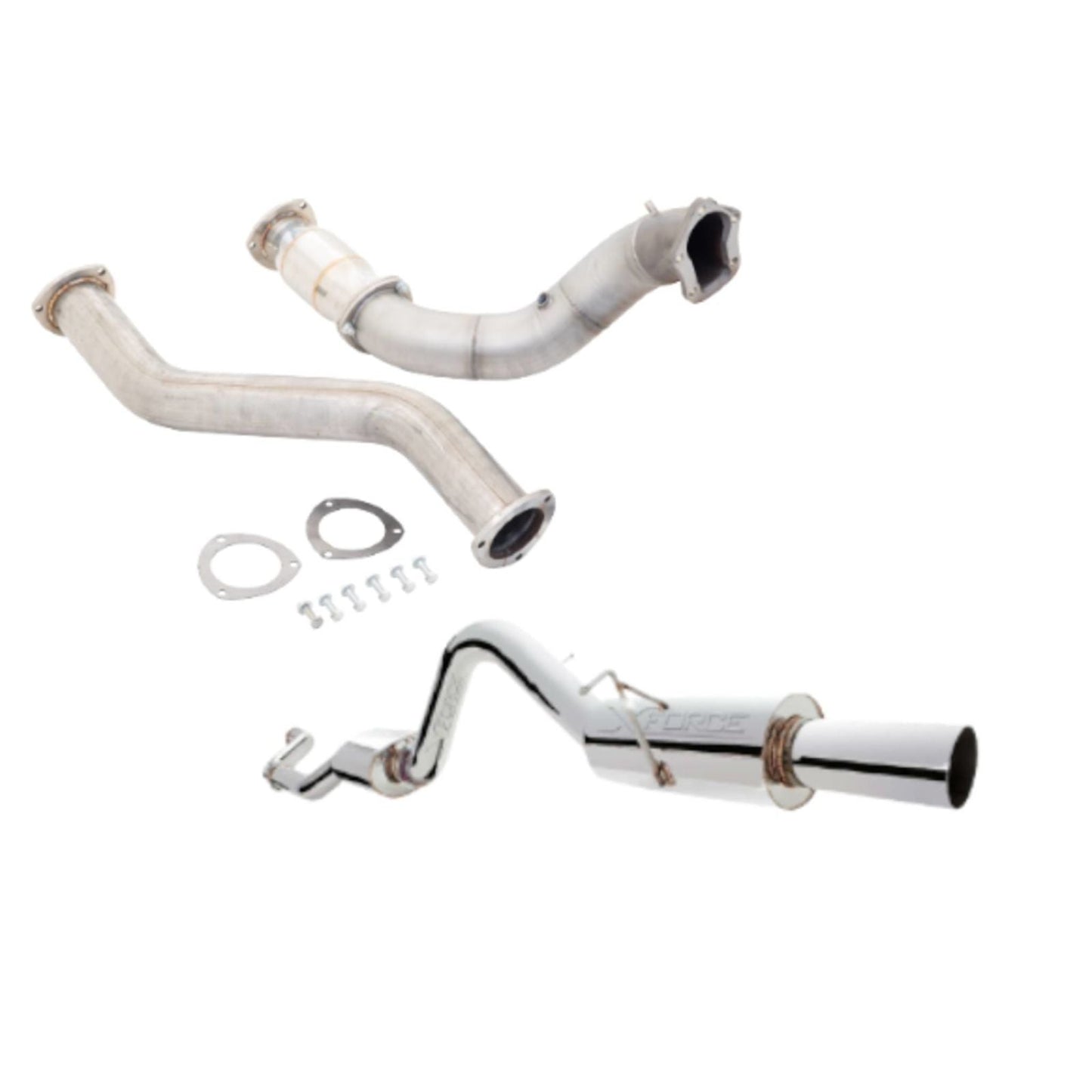 XForce - FORD FALCON XR6 FG/FGX TURBO UTE (2008-2016) 4″ Stainless Steel Stainless Steel Turbo-Back System