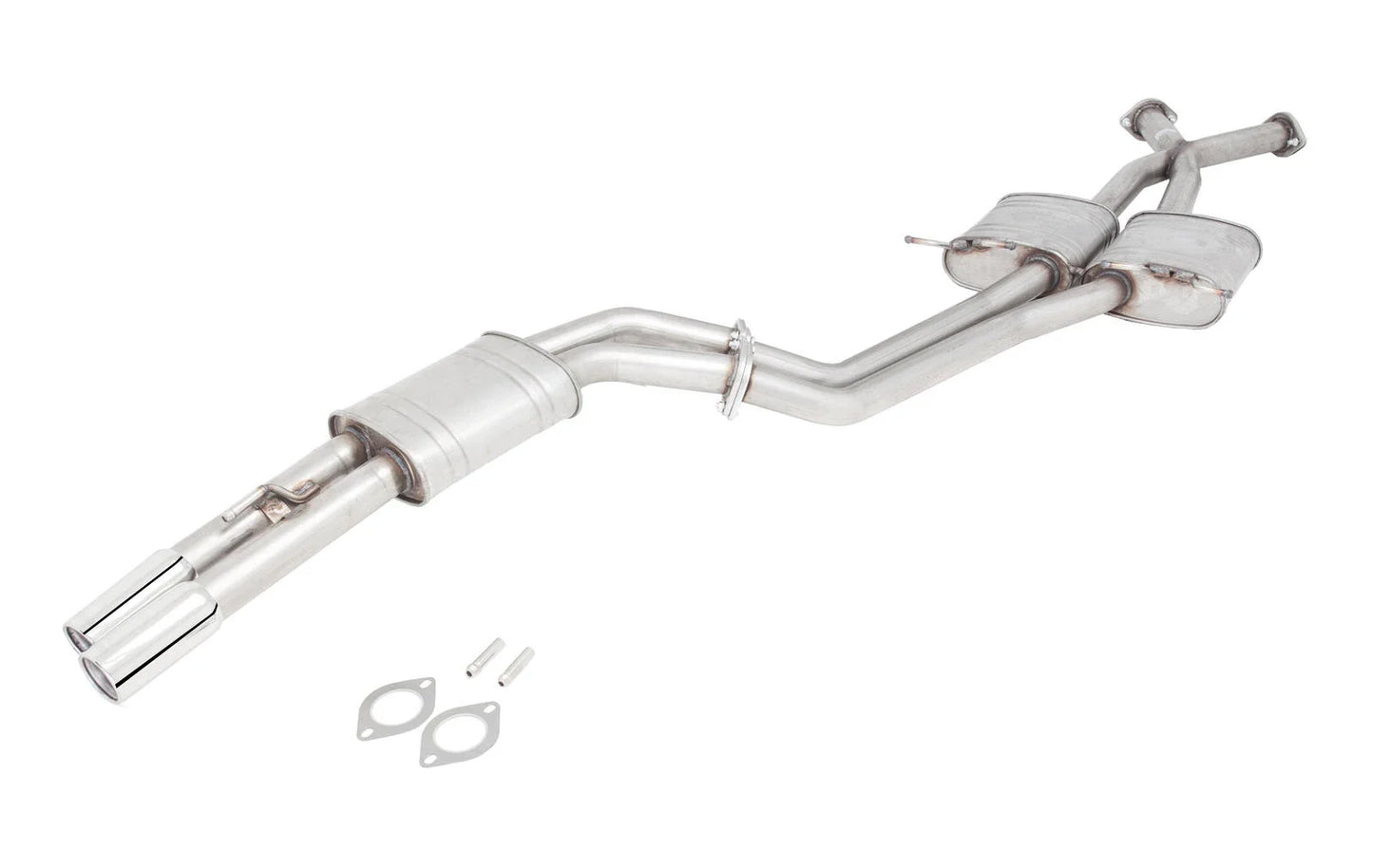 XForce - HOLDEN COMMODORE V6 VZ SV6 SEDAN 1997-2006, 2.25″ Stainless Steel Twin Cat-Back