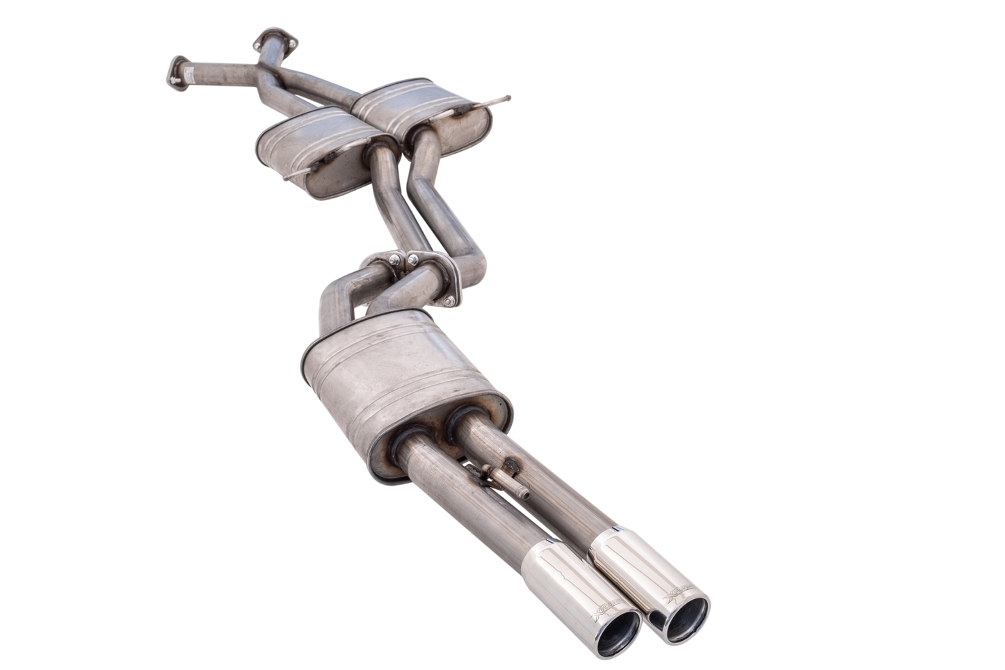 XForce - HOLDEN COMMODORE V6 VZ SV6 UTE 2004-2007, 2.25″ stainless steel Twin cat back