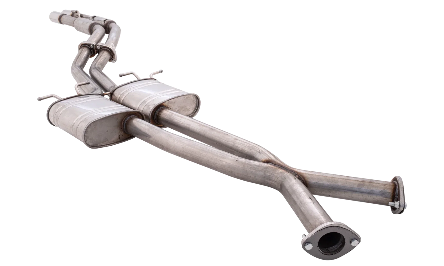 XForce - Holden COMMODORE V8, VU-VY V8 5.7L UTE 2001-2004, Twin 3″ Cat-Back 409 Stainless