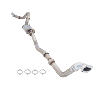 XForce - NISSAN NAVARA	D22 3.0L TURBO DIESEL (1997-2009), 3″ Stainless Steel Turbo Back System with Metallic Cat Converter