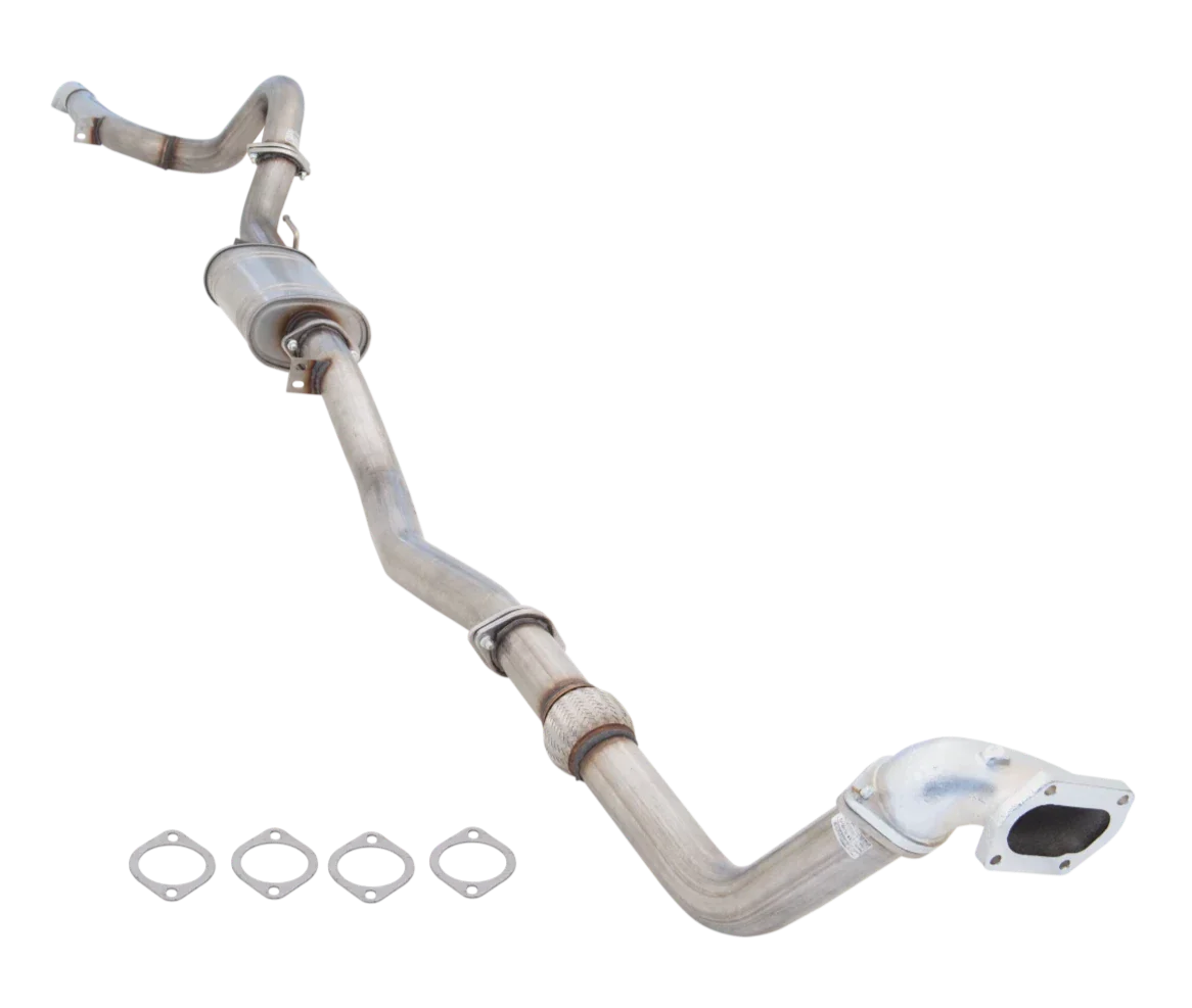 XFORCE - TOYOTA LANDCRUISER 100 SERIES TURBO DIESEL WAGON (1998-2007), 3″ Stainless Steel Turbo Back System without Cat Converter