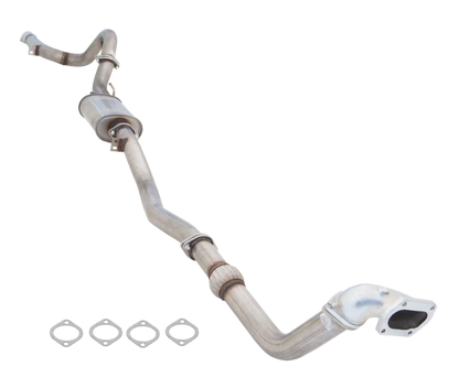 XFORCE - TOYOTA LANDCRUISER 100 SERIES TURBO DIESEL WAGON (1998-2007), 3″ Stainless Steel Turbo Back System without Cat Converter