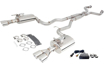 XFORCE - Holden VE/VF V8 UTE 2008-2017, 3" Inch Stainless Steel Catback Exhaust System With Varex
