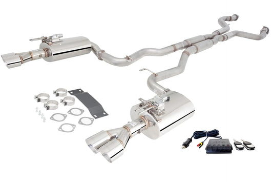 XFORCE - Holden VE/VF V8 UTE 2008-2017, 3" Inch Stainless Steel Catback Exhaust System With Varex