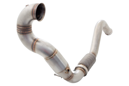 XForce - MERCEDES BENZ A CLASS A45 W176 (2013-2018), 4″ Dump Pipe With 100 cell Metallic Cat Reducing to 3″ outlet