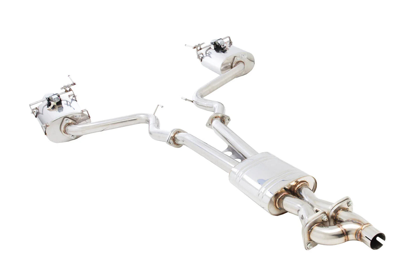XForce - FORD MUSTANG ECOBOOST 2.3L TURBO FASTBACK & CONVERTIBLE (2015-on), FM GT CONVERTIBLE COYOTE 5.0L (08/2014-07/2017) 2.5″ Stainless Steel Cat-Back System
