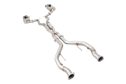 XForce - Holden COMMODORE V8, VE/VF V8 UTE 2008-2017, Stainless Steel Cat-Back With Twin 2.5″ Piping Varex Rear Mufflers