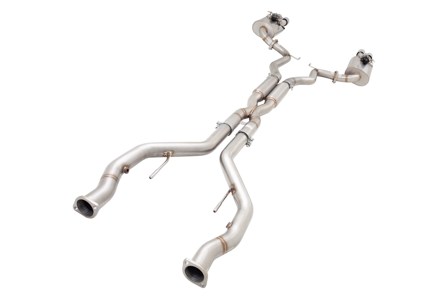 XForce - Holden COMMODORE V8, VE/VF V8 UTE 2008-2017, Stainless Steel Cat-Back With Twin 2.5″ Piping Varex Rear Mufflers