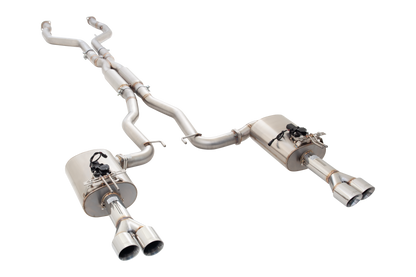 XForce - Holden COMMODORE V8, VE/VF V8 UTE 2008-2017, Stainless Steel Cat-Back With Twin 2.5″ Piping Varex Rear Mufflers