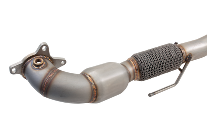 XFORCE - VW GOLF GTI MK5 (05/2005-09/2009), Stainless Steel 3″ Dump pipe, 200 cell metallic cat