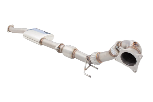 XFORCE - VW GOLF R MK6 (10/2009-08/2013), 3.5″ Stainless Steel dump pipe reducing to 3″
