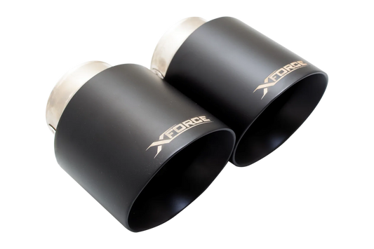 XFORCE - BMW F22 M235i M240i Matte Black Tips