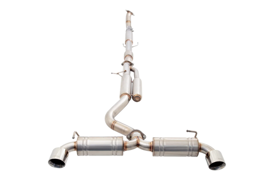 XForce - TOYOTA YARIS GR (2021-on) Stainless Steel 3" to Twin 2.5″ Cat-Back Exhaust System