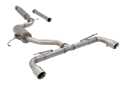 XFORCE - VW GOLF GTI MK7-MK7.5 (10/2013-01/2021), 3" Stainless Cat-Back Exhaust System With Varex Muffler