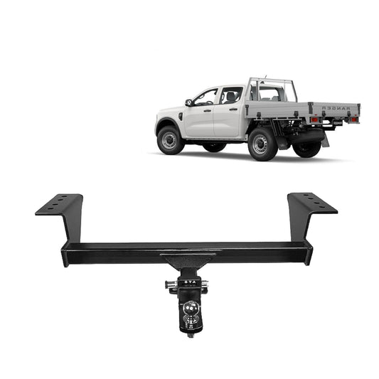 BTA Ford Ranger (06/2022 – On) Models without Bumper Only Heavy Duty Towbar 3500kg Capacity