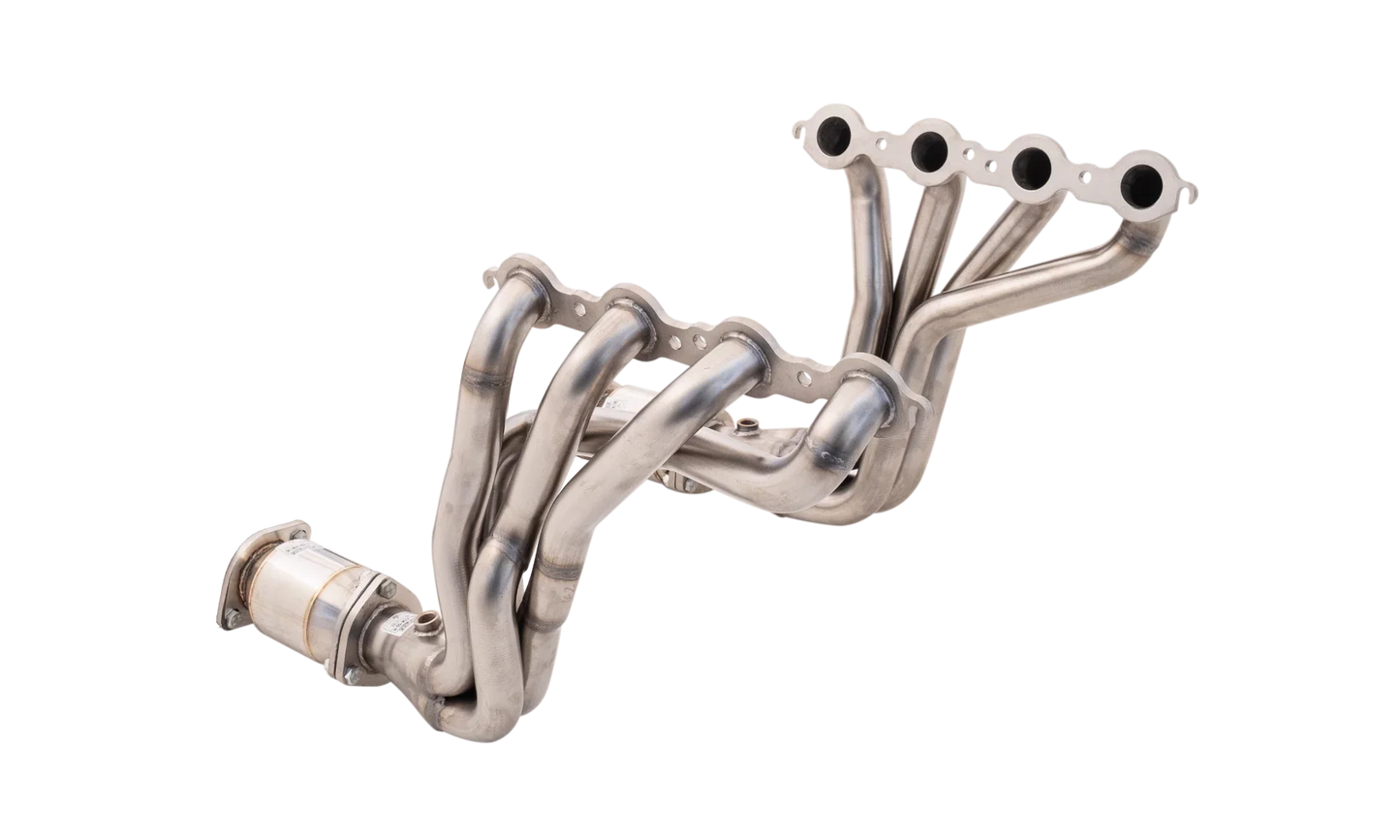 XFORCE - Holden VF V8 SEDAN/WAGON 2013-2017, 4 into 1 Matte Stainless Steel Header 1-7/8" Inch Primary & 3" Metallic Cats (100 Cell)