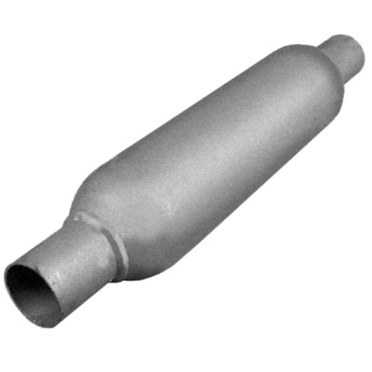 Redback 4" Round Hotdog 3" C/C 12" Long Spigots Spiral Louvered Mild - HD12300
