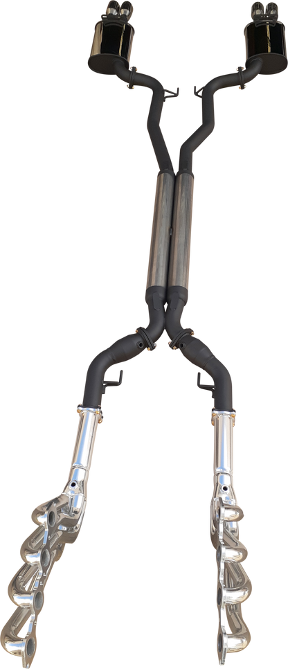 3in Dual Full Exhaust System with 1 3/4in Headers & 3.5in Tips for Holden Commodore VE/VF & HSV E-Series/Gen-F 6.0L/6.2L V8 Sedan & Wagon (2006–2017) – DPE by Manta Stainless Steel