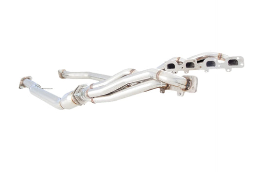 XFORCE - Jeep Grand Cherokee 2012+ SRT8 6.4L Polished Stainless Steel Header 1 3/4" Inch Primary and 3" Inch Metallic Cats (100 Cell)