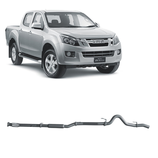 Redback 4x4 Exhaust System for Isuzu D-MAX 2016-2020 | 76mm - IDX12800-PO