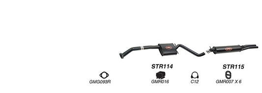 Redback Performance Exhaust System for Holden Caprice 1990-1994, Holden Caprice 1990-1994 | 63mm - K-RPM15770