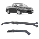 REDBACK - Holden Commodore VT VU VZ V8 Ute & Wagon (2000 - 2007) Twin 2.5" Catback Exhaust with Centre Hotdogs and Rear Muffler Delete