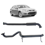 REDBACK - Ford Falcon FG Sedan (02/2008 - 12/2014) 2.5" Exhaust System with Hotdog Centre and Rear Muffler Delete