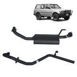 REDBACK - Toyota Landcruiser 80 Series Wagon (1990 - 1997) 4.2L 1HZ & 4.5L FZ Performance Exhaust