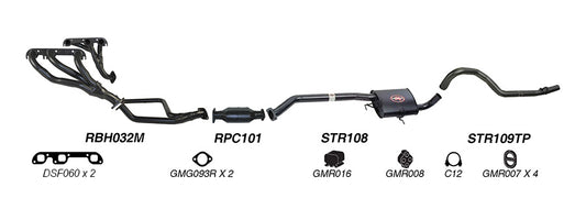 Redback Performance Exhaust System for Holden Commodore 1988-1995 | 63mm - K-RPT14783