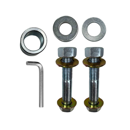 TAG - Adjustable Heavy Duty Tow Ball Mount 90° Face, 50mm Square Hitch - 174mm Drop, 199mm Rise