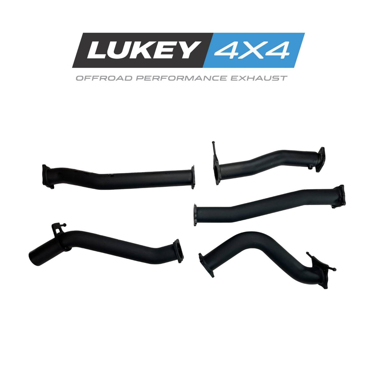 Lukey 4x4 Exhaust System for Ford Ranger Pipe Only 2016-2022 - LKY-FRD-PX3-PO