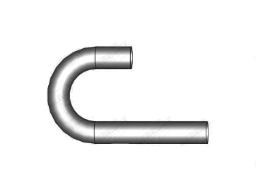 Mercury - 2.1/2" (63.50mm) 180 DEG. S409 MANDREL BEND 1.7D