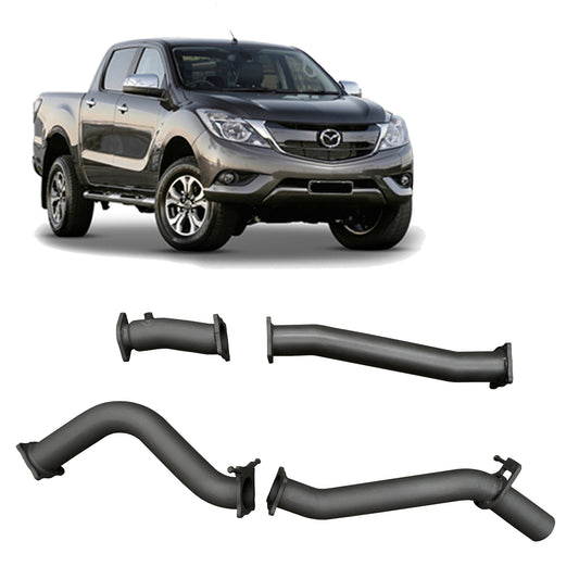Redback Extreme Duty Exhaust for Mazda BT-50 2016-2020 | 76mm - MBX22300-PO