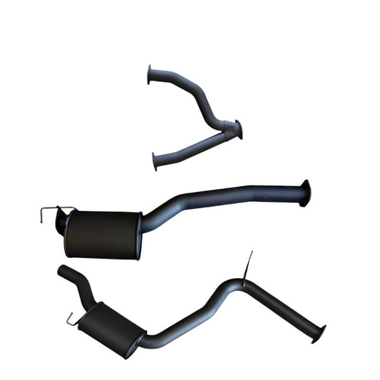 Manta 3″ Aluminised Cat Back Exhaust with Centre & Rear Mufflers | Ford Falcon AU 1998–2002