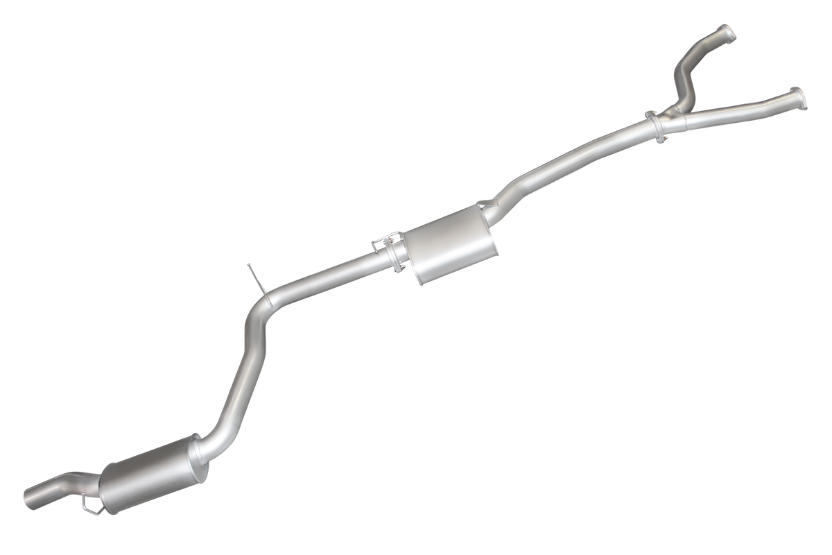 Manta 3″ Aluminised Cat Back Exhaust with Centre & Rear Mufflers | Ford Falcon AU 1998–2002