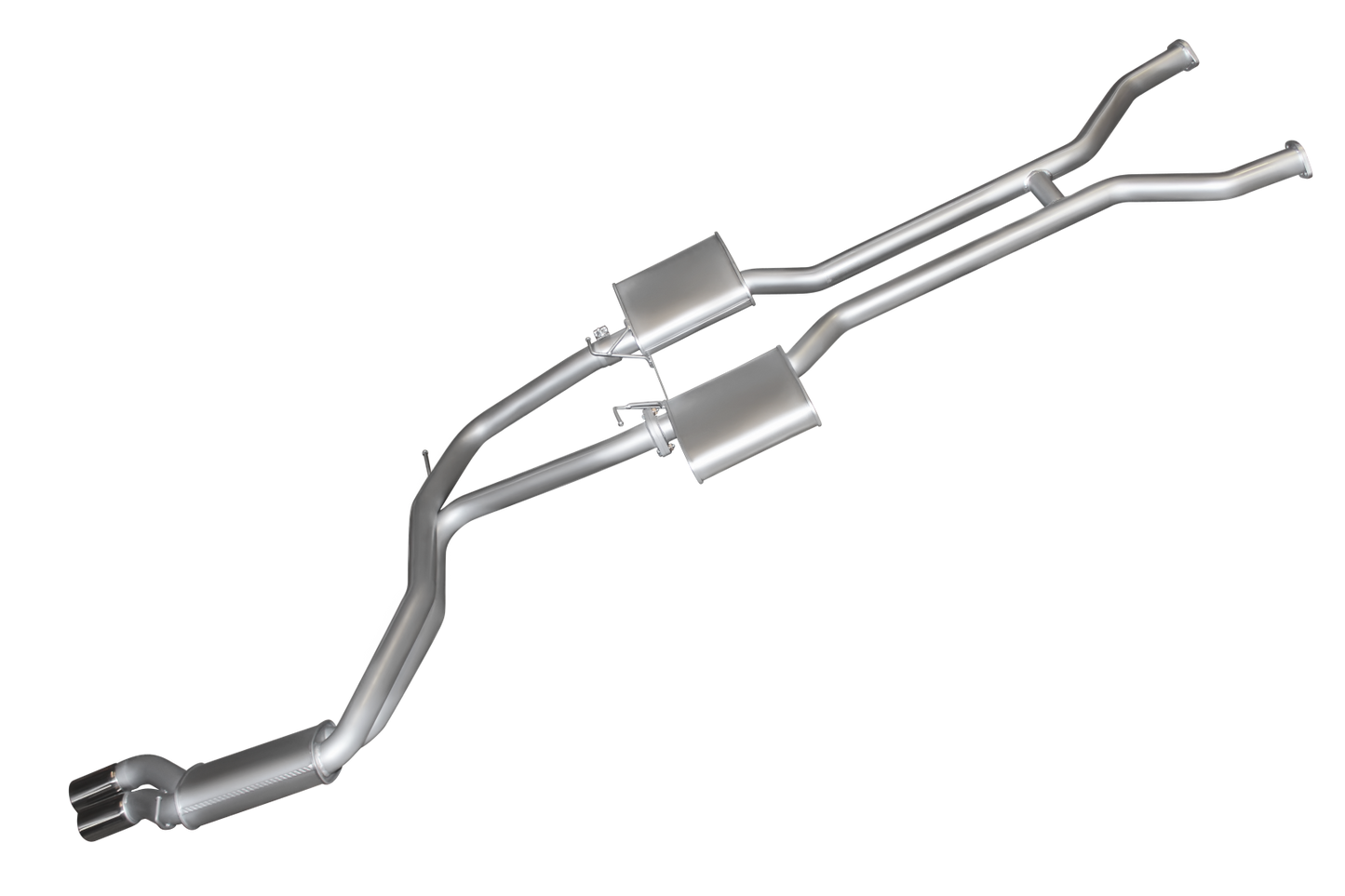 Manta | 2.5" Dual Cat Back Muffler | Ford Falcon AU 5.0L V8 Sedan IRS 1998–2002