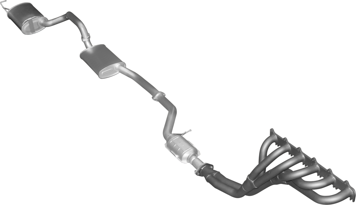 Manta | 2.5" Full System with Muffler | Ford Falcon BA BF 6 Cylinder Sedan 2002–2008