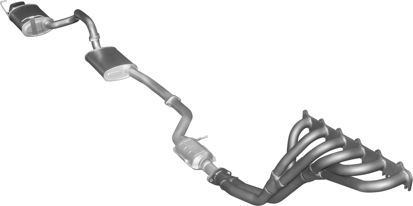 Manta | 2.5in Full Exhaust System with Mufflers | Ford Falcon XR6 4.0L 6Cyl Sedan 2002–2008