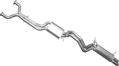 Manta | Twin 2.5" Dual Cat Back Exhaust System with Muffler/Muffler | Ford Falcon BA BF V8 Sedan & FPV GT 2002–2008