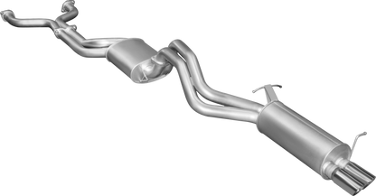 Manta | Twin 2.5" Dual Cat Back Exhaust System with Muffler/Muffler | Ford Falcon BA BF V8 Sedan & FPV GT 2002–2008