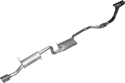 Manta | 2.5" Full Exhaust System with Muffler/Muffler | Ford Falcon BA BF XR6 4.0L 6Cyl Ute 2002–2008