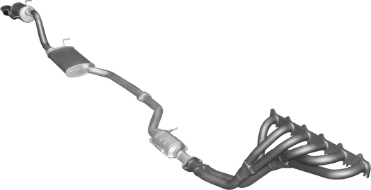 Manta | 2.5" Full Exhaust System with Muffler/Muffler | Ford Falcon BA BF XR6 4.0L 6Cyl Ute 2002–2008