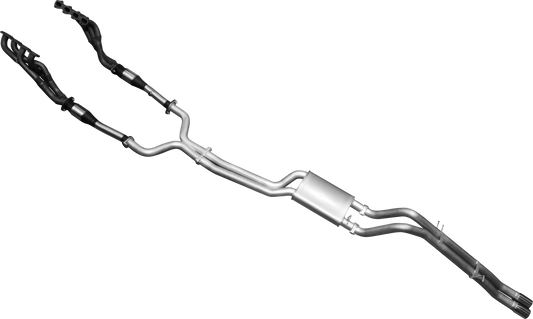 Manta | Twin 2.5" Full Exhaust System with Extractors & Muffler/Tailpipe | Ford Falcon BA BF 5.4L BOSS V8 XR8 & FPV Ute 2002–2008