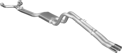 Manta | Twin 2.5" Dual Cat Back Exhaust System with Muffler/Tailpipe | Ford Falcon BA BF V8 Ute 2002–2008