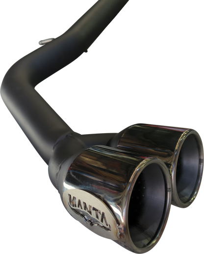 Manta - Ford Ranger Next Gen T6.2 V6 - DPF Back - 3" Single Exhaust with Twin Tip Side Exit- with Centre Hotdog